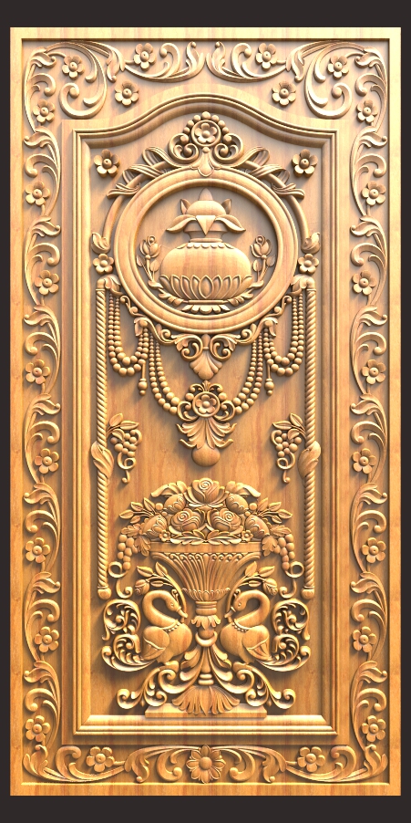 Kalasam Door Design For CNC Carving