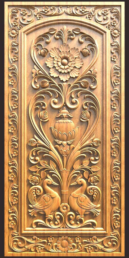 Kalasam Door Design For CNC Carving