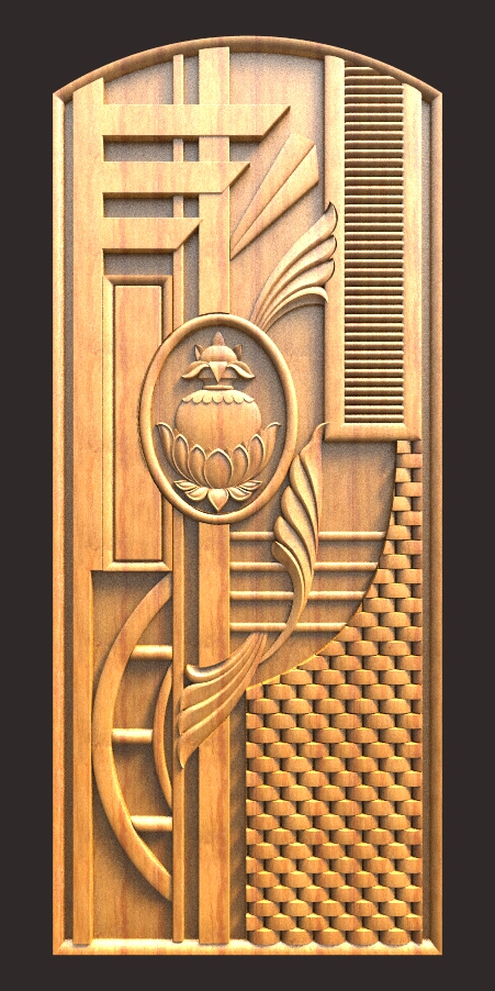 Fancy Kalasam Door Design For CNC